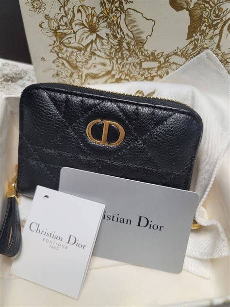 small lady dior flap card holder|Dior caro detachable card holder.